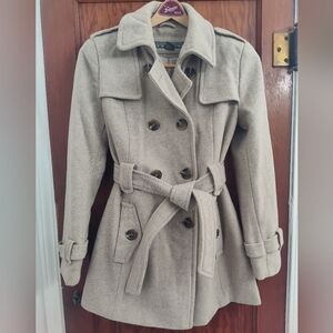 Kenneth Cole Classic Beige Pea Coat